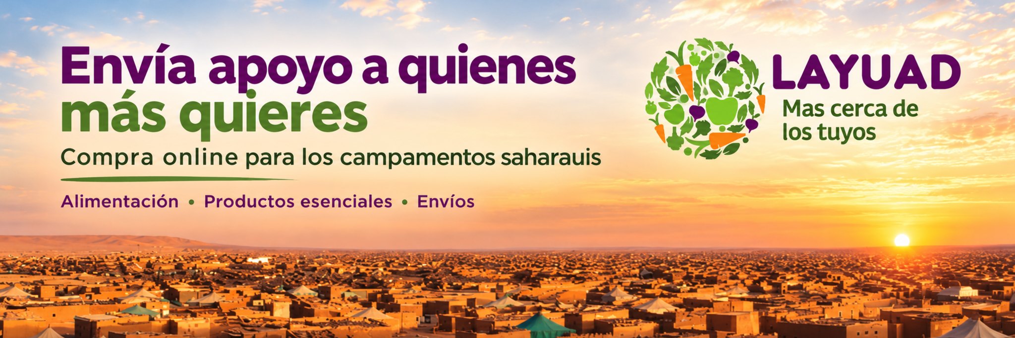 Compra online en Layuad para los campamentos saharauis