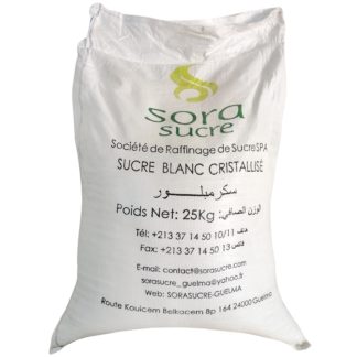 Azúcar Blanco saco SORA SUCRE 25kg سكر أبيض