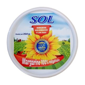 Margarina vegetal SOL 250g زبدة صول