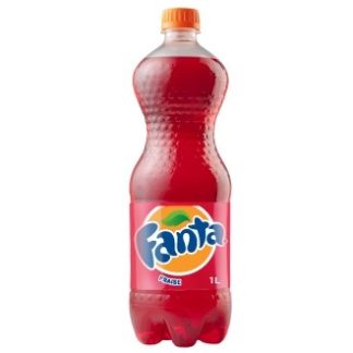 Bebida refrescante FANTA a la fresa 1L مشروب فانتا فراولة