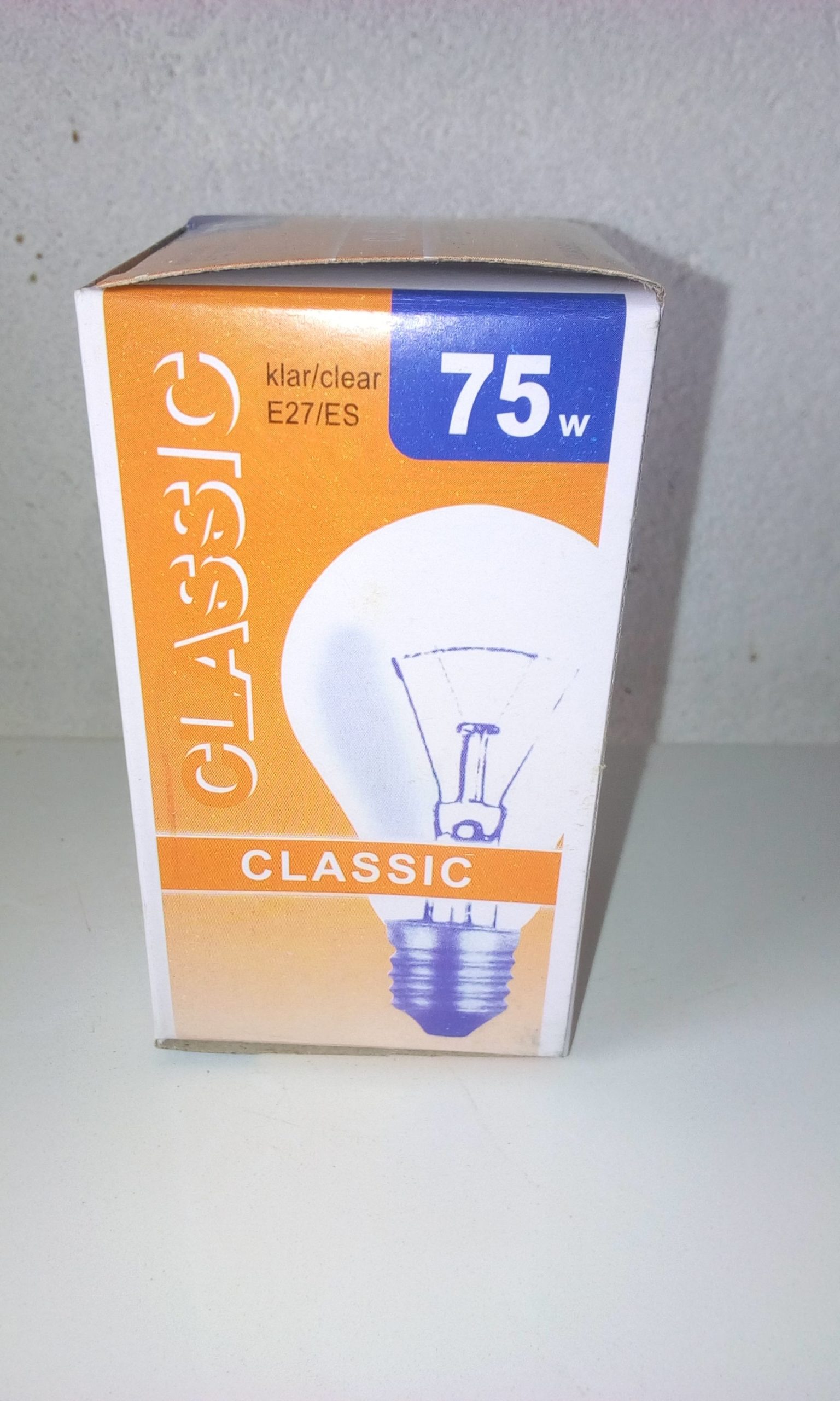 Bombilla de luz 220 v, 75w