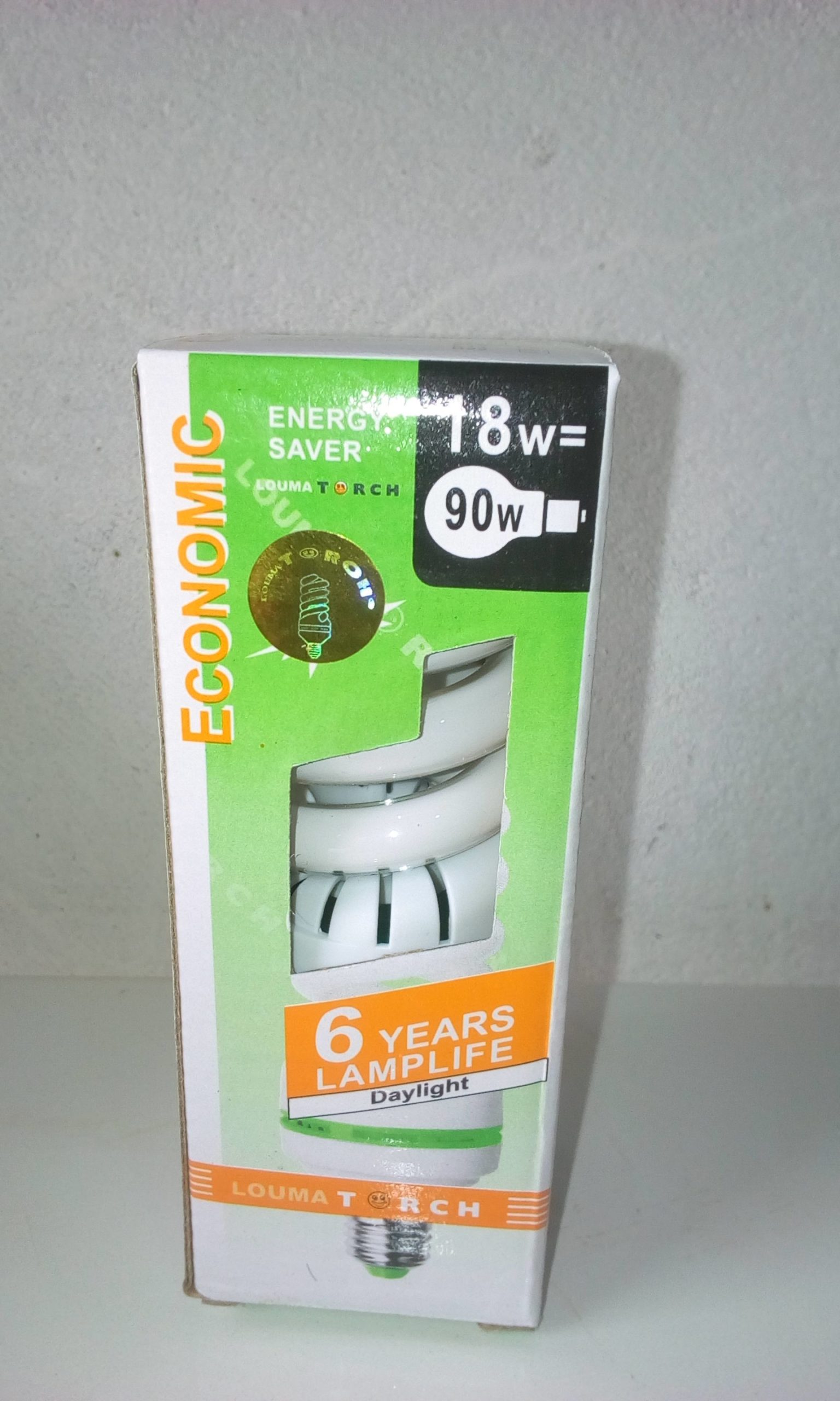 Bombilla bajo consumo 18w