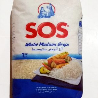 Arroz Redondo SOS 1kg ارز_ابيض_متوسط_صوص