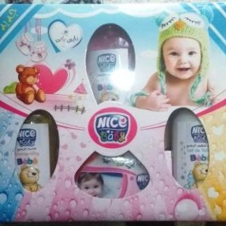Pack higiene NICE bebé champú, colonia, jabón, leche de toilette
