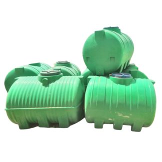 1000L Depósito cisterna plástico doble pared horizontal con tapa كوبة بلاستيك افقية طن