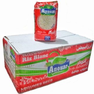 Pack Arroz largo Anouar 10U 10kg ارز طويل انوار كرطون