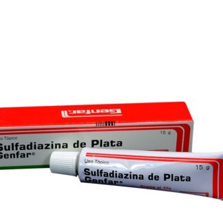 Sulfadiazina  al 1% Crema para quemaduras 15g