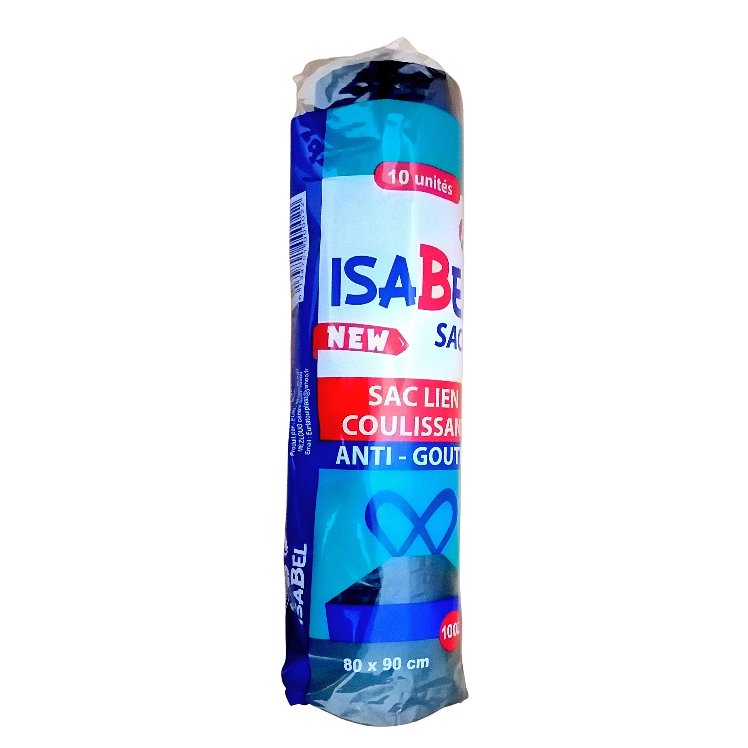 Pack 10 Bolsas negras de basura 100L