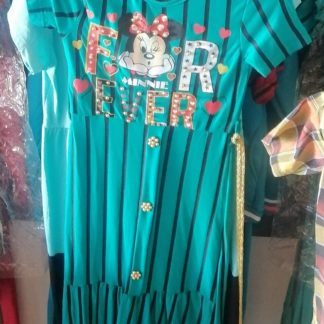 Vestido turquesa para niñas