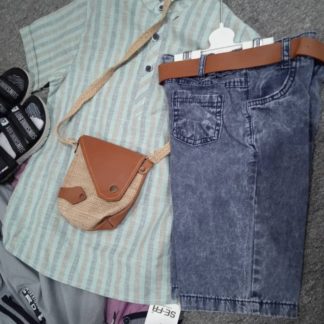 Dos camisetas polo,camisa corta,cuatro pantalones cortos y dos vestidos