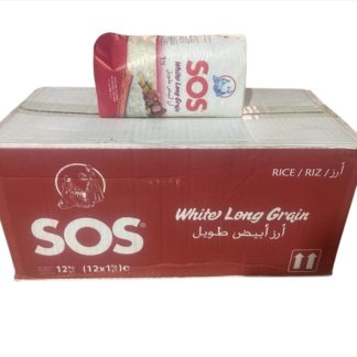 Pack 1x12 arroz largo SOS 12kg كرطون صوص ارز طويل