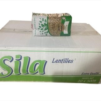 Pack lentejas SILA 20x500g 10kg كرطون لعدس