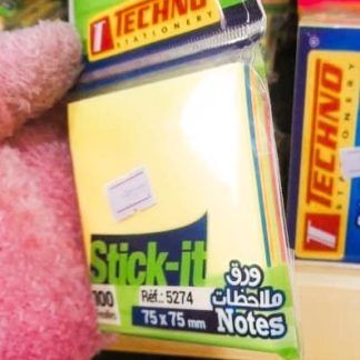 Post-it pegatinas 75x75mm 100 hojas