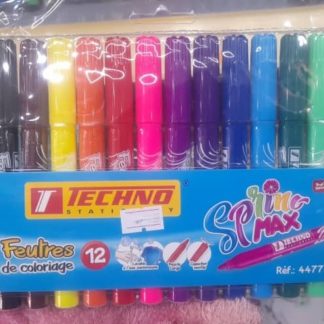 Rotuladores 12 colores TECHNO