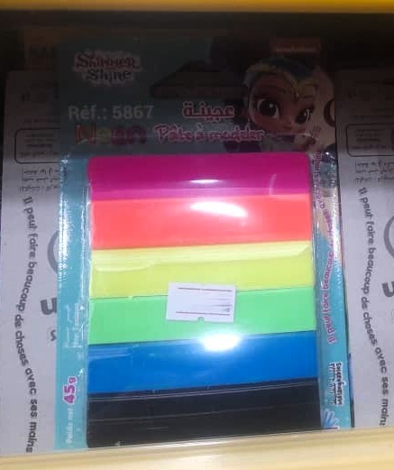 Plastilina seis colores 45g